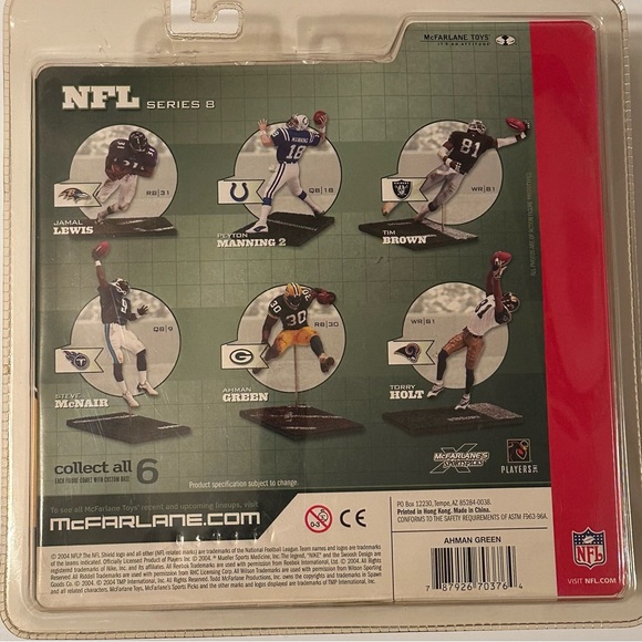 Green Bay Packers McFarlane Collectors Figure Ahman Green - Picture 2 of 5